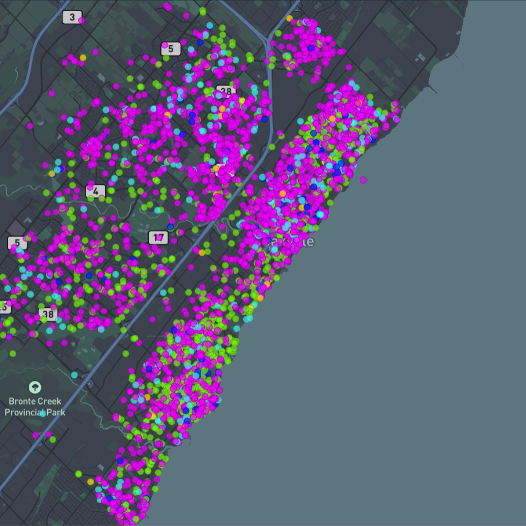 Instead of using data-drawn circles, I started changing the settings with Steve's tutorial and also changed the color to a neon palette.